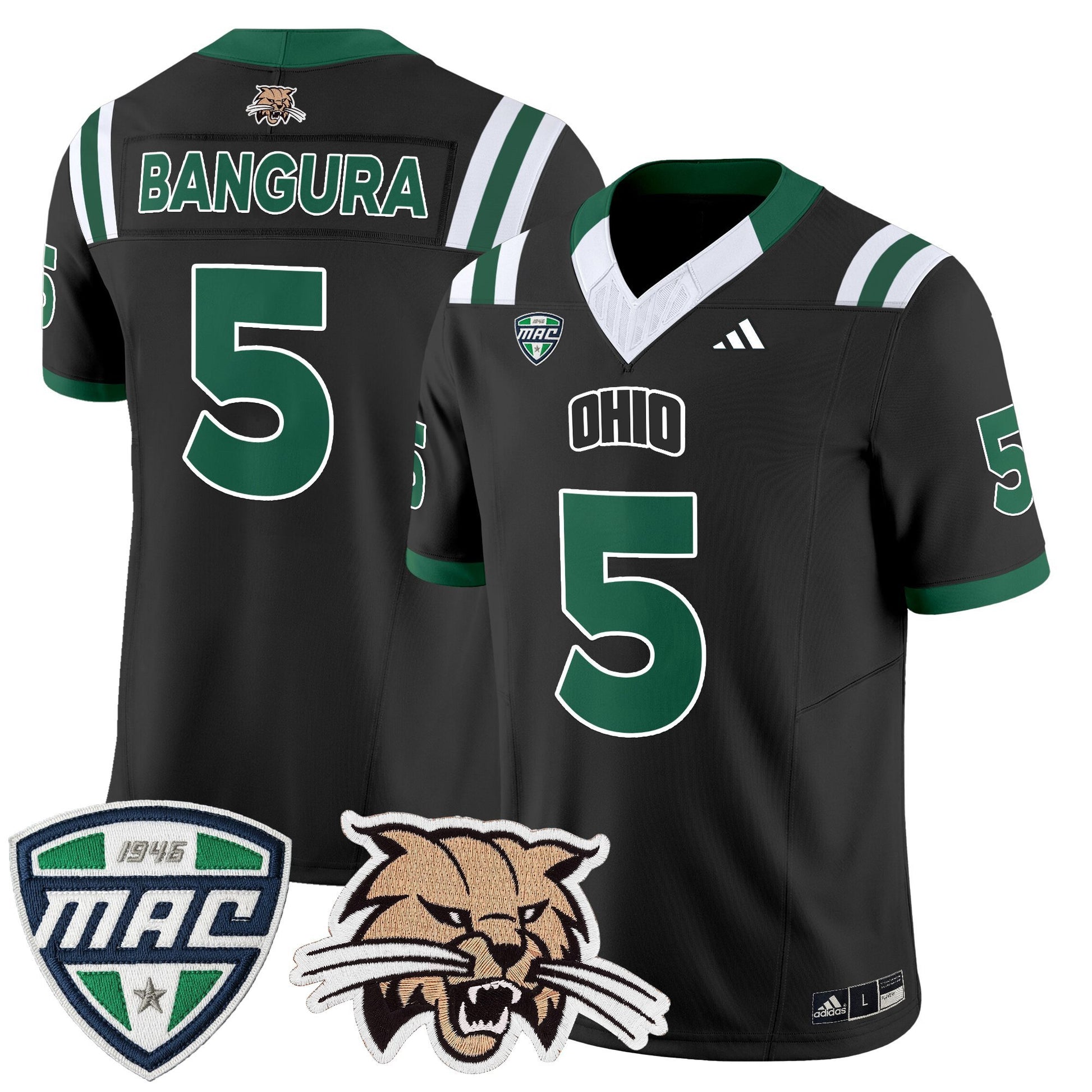 Men's Ohio Bobcats 2025 Vapor Limited Jersey - All Stitched