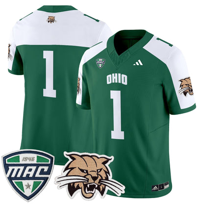 Men's Ohio Bobcats 2025 Vapor Limited Jersey - All Stitched