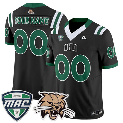 Ohio Bobcats 2025 Vapor Limited Custom Jersey - All Stitched