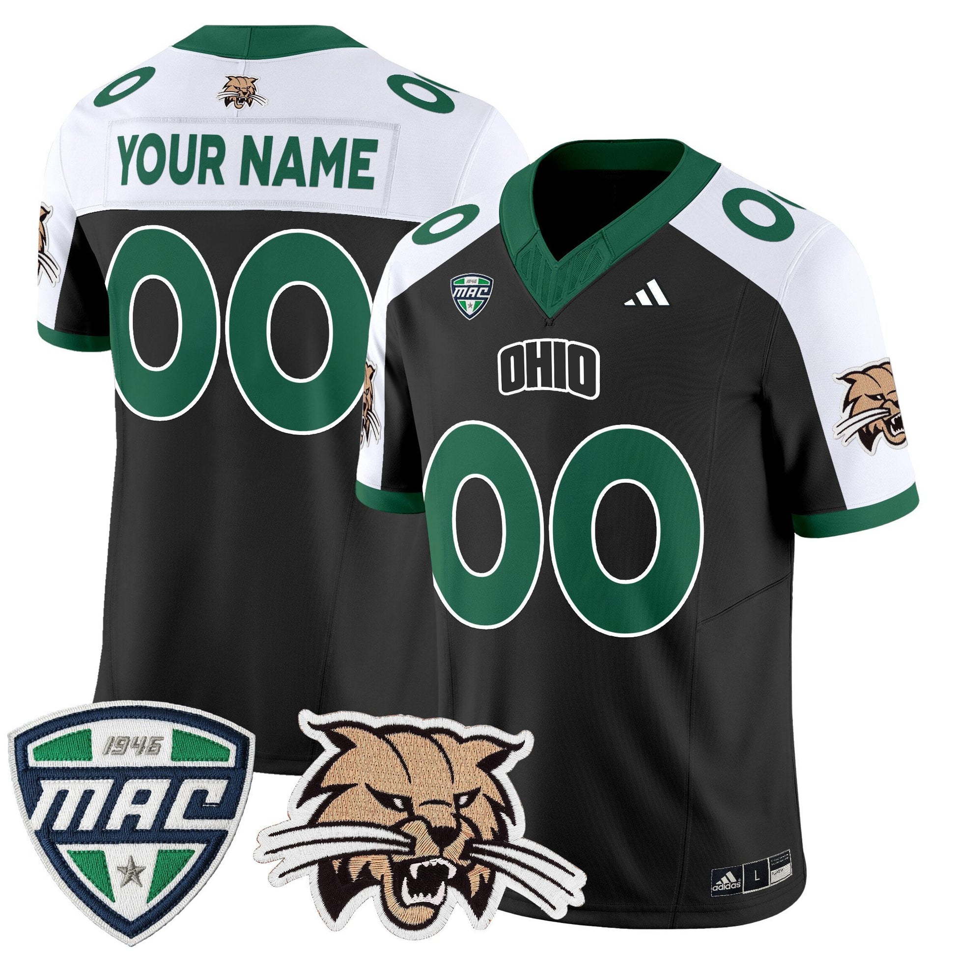Ohio Bobcats 2025 Vapor Limited Custom Jersey - All Stitched