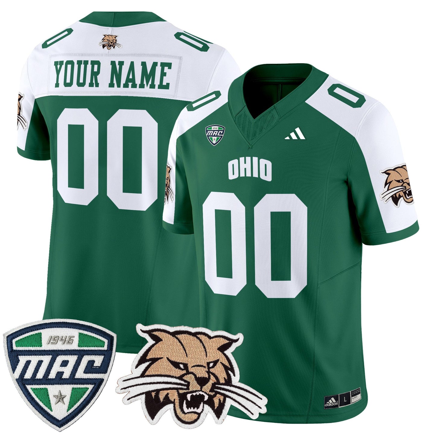 Ohio Bobcats 2025 Vapor Limited Custom Jersey - All Stitched