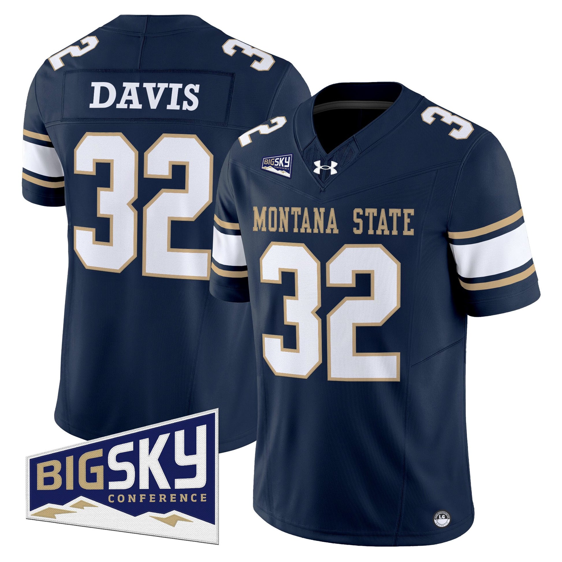 Men's Montana State Bobcats 2025 Vapor Limited Jersey - All Stitched