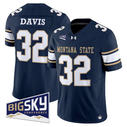 Men's Montana State Bobcats 2025 Vapor Limited Jersey - All Stitched