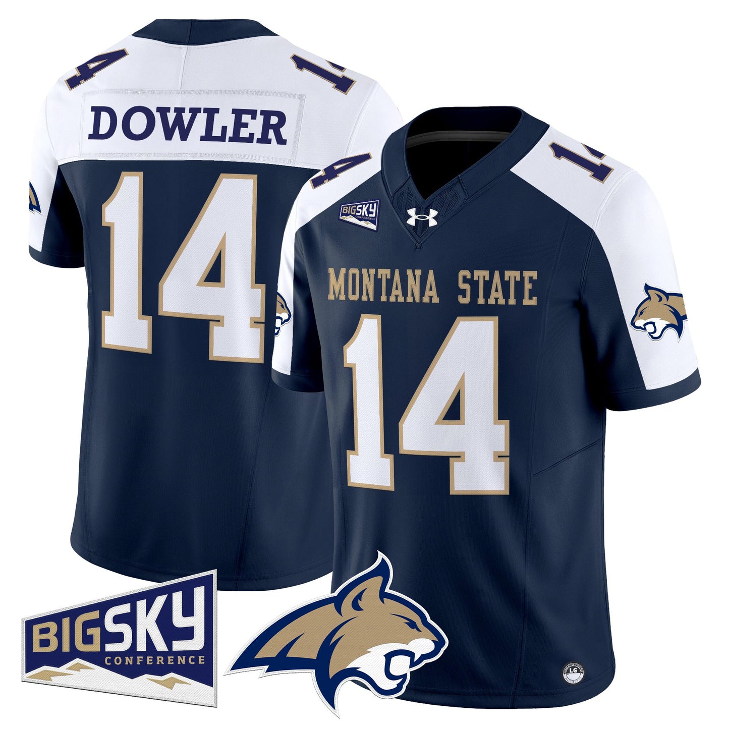 Men's Montana State Bobcats 2025 Vapor Limited Jersey - All Stitched