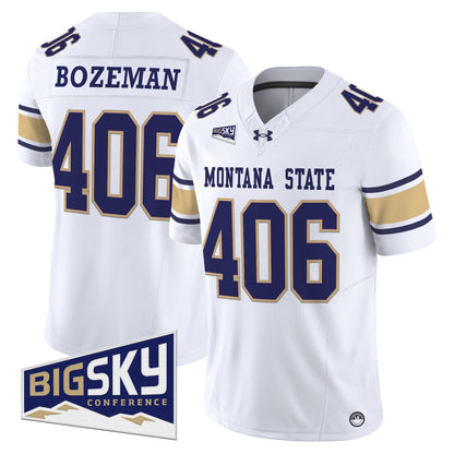 Men's Montana State Bobcats 2025 Vapor Limited Jersey - All Stitched