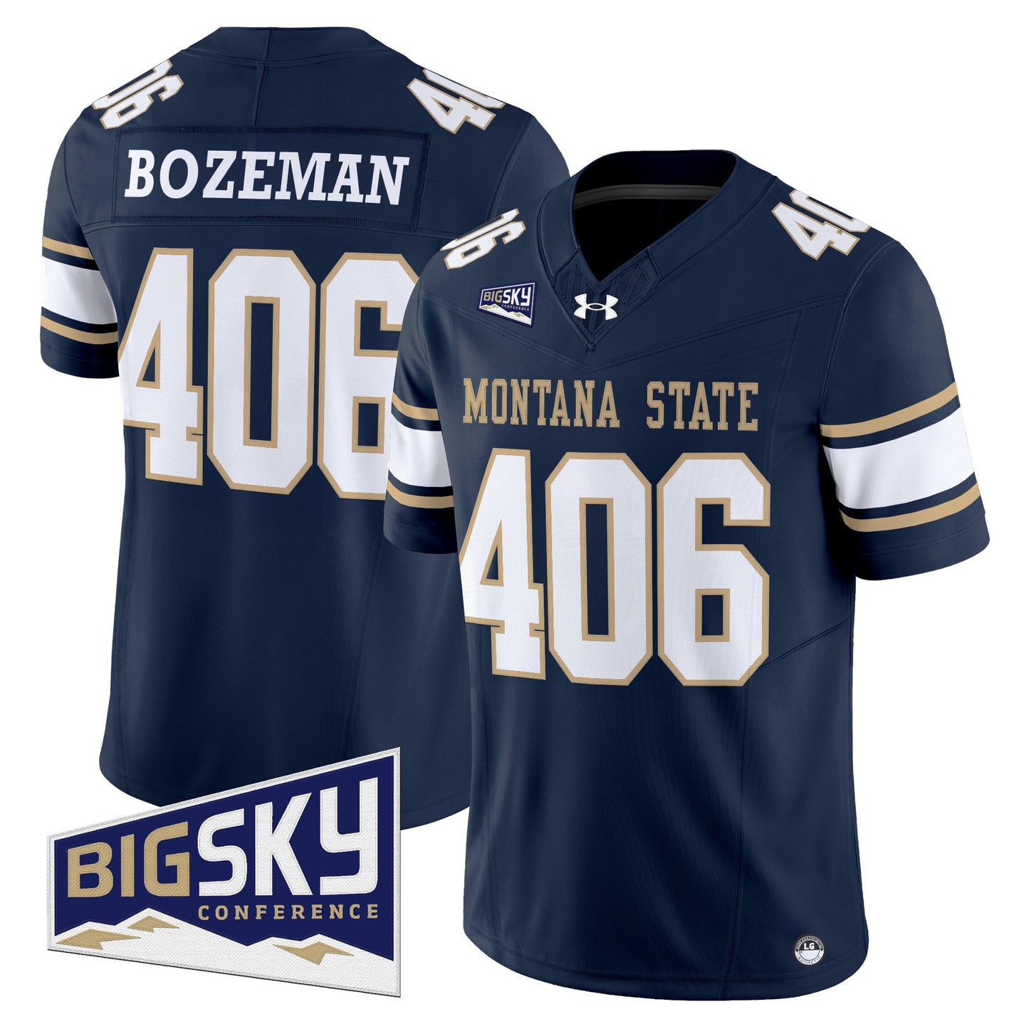 Men's Montana State Bobcats 2025 Vapor Limited Jersey - All Stitched