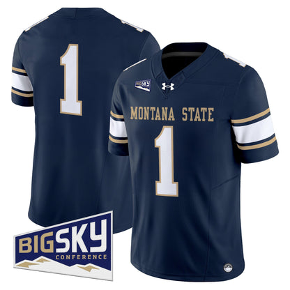 Men's Montana State Bobcats 2025 Vapor Limited Jersey - All Stitched