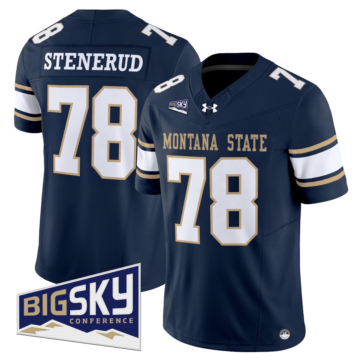 Men's Montana State Bobcats 2025 Vapor Limited Jersey - All Stitched