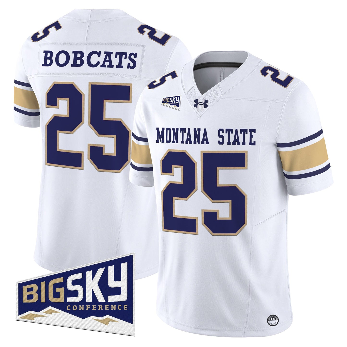 Men's Montana State Bobcats 2025 Vapor Limited Jersey - All Stitched