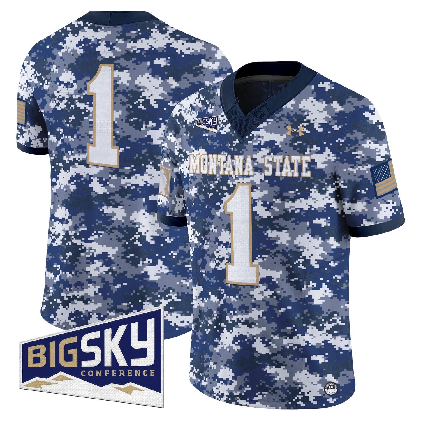 Men's Montana State Bobcats 2025 Vapor Limited Jersey - All Stitched