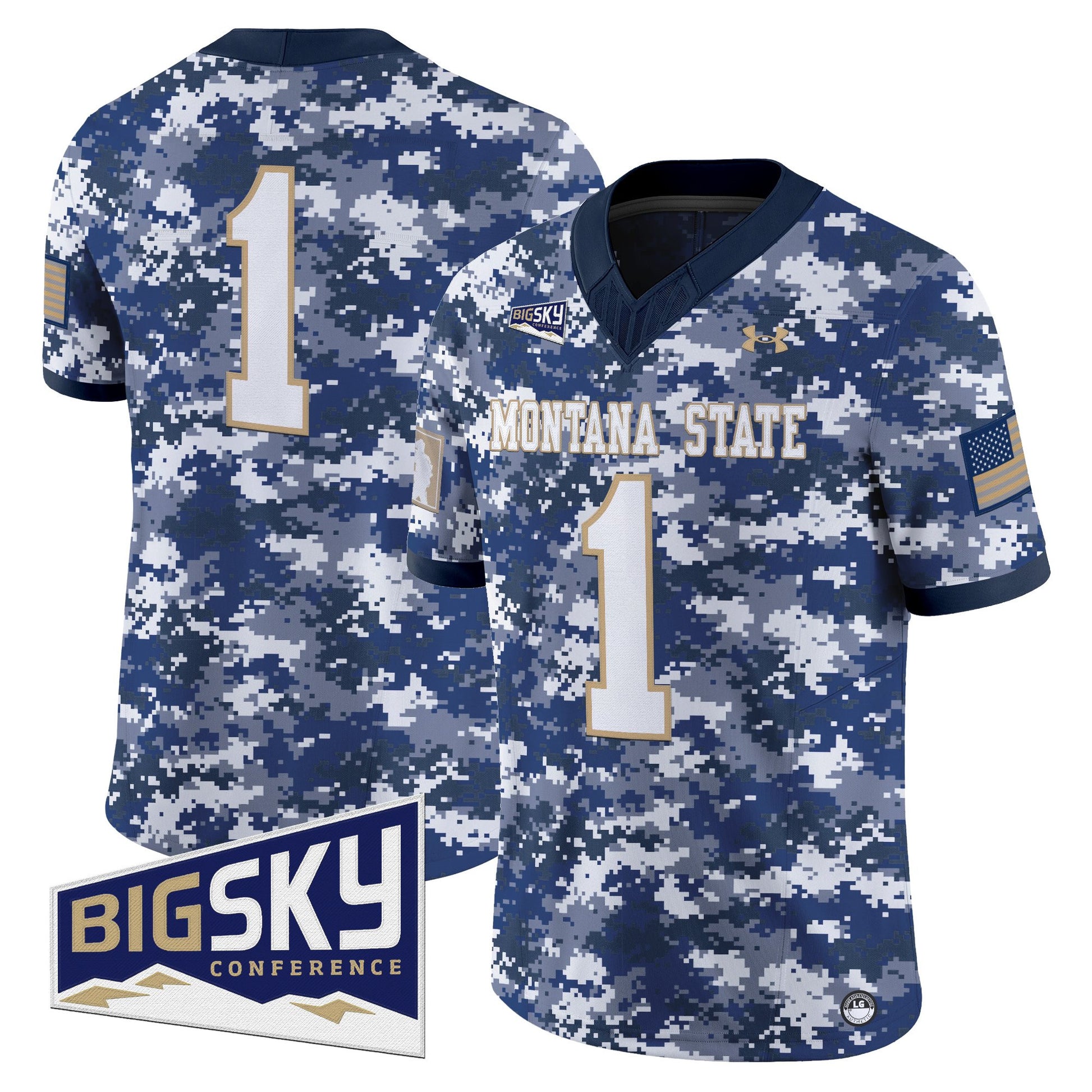 Men's Montana State Bobcats 2025 Vapor Limited Jersey - All Stitched