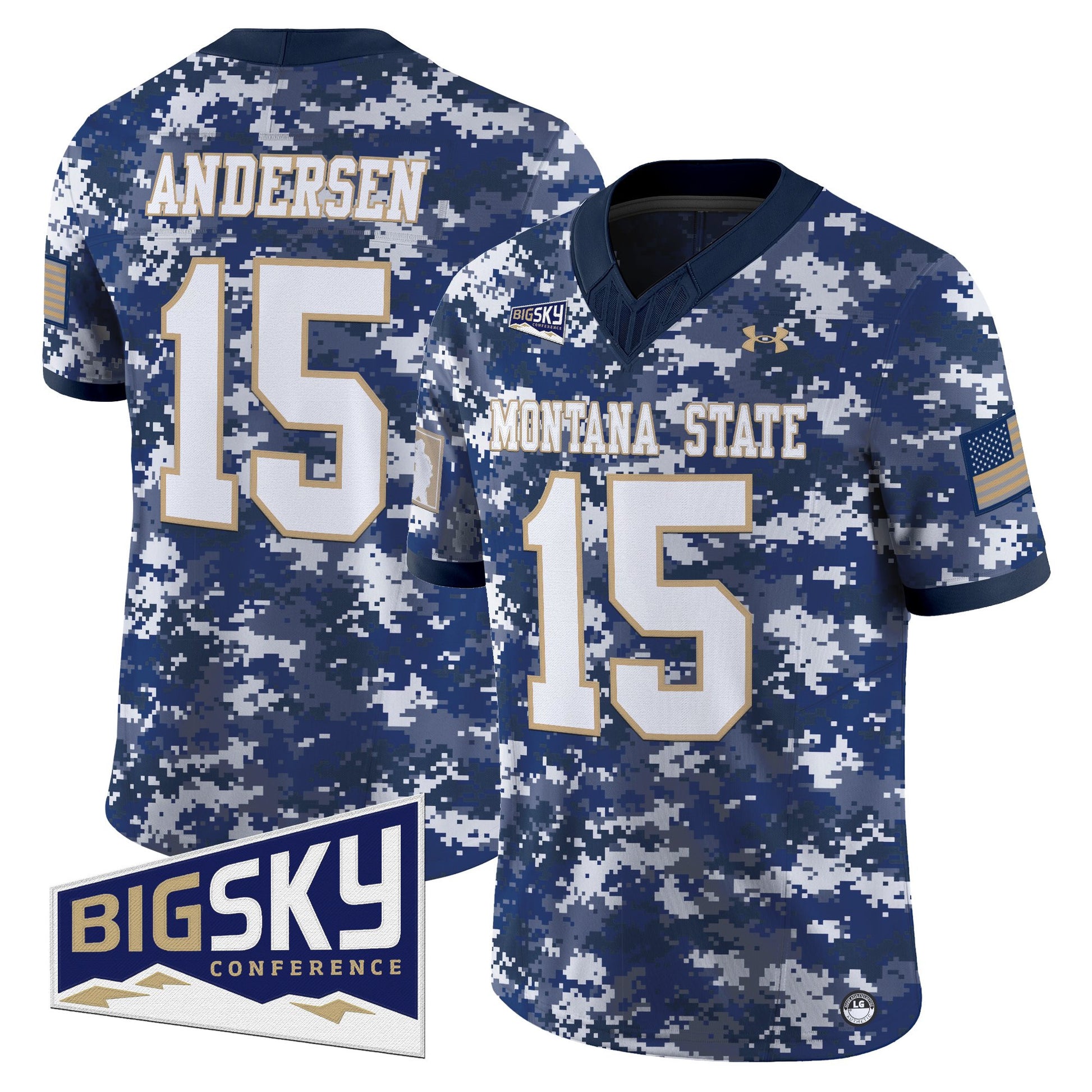 Men's Montana State Bobcats 2025 Vapor Limited Jersey - All Stitched