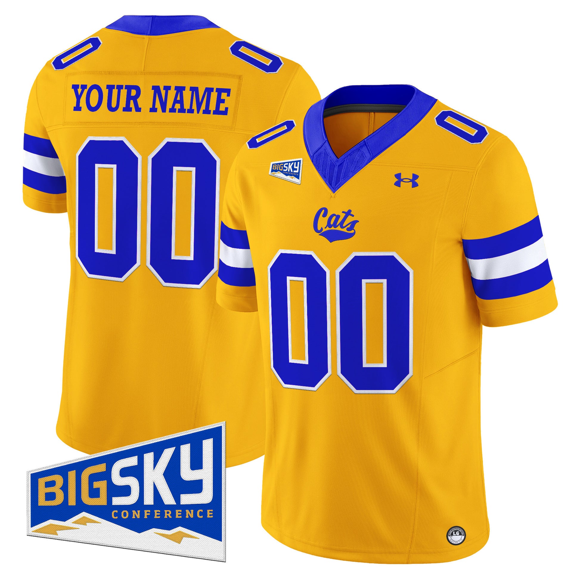 Montana State Bobcats 2025 Vapor Limited Custom Jersey - All Stitched