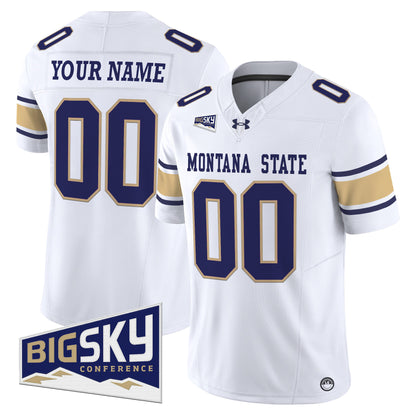 Montana State Bobcats 2025 Vapor Limited Custom Jersey - All Stitched