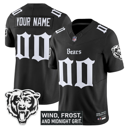 Chicago Bears 'Gothic Midway Legacy' Vapor Limited Custom Jersey - All Stitched