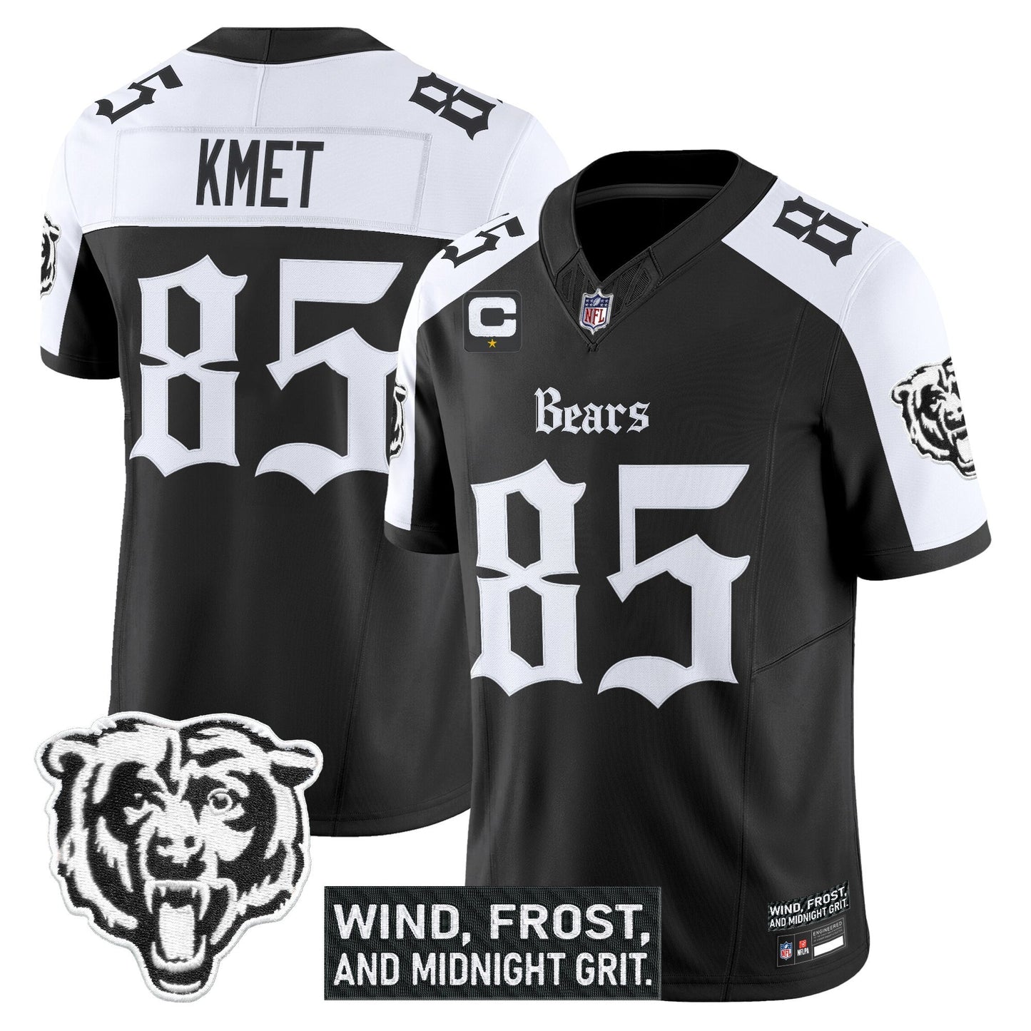 Men's Chicago Bears 'Gothic Midway Legacy' Vapor Limited Jersey - All Stitched