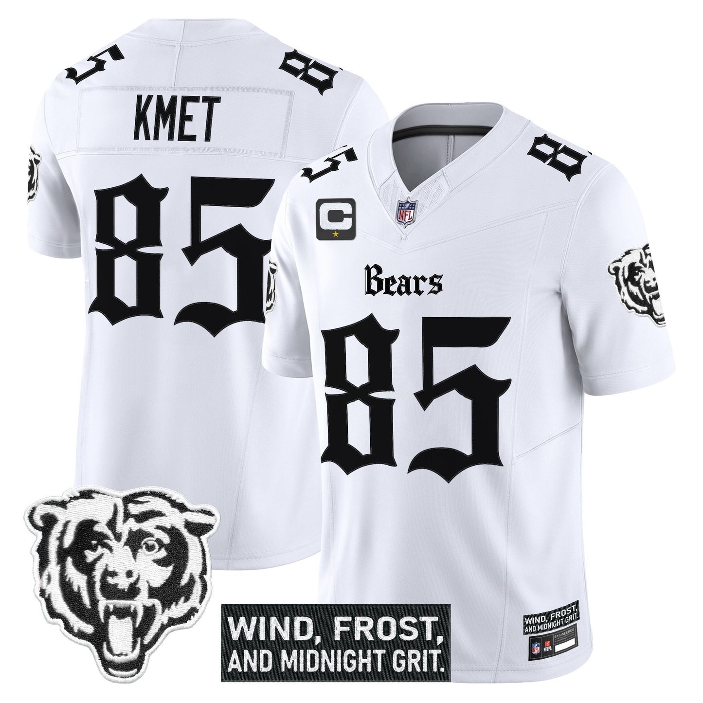 Men's Chicago Bears 'Gothic Midway Legacy' Vapor Limited Jersey - All Stitched