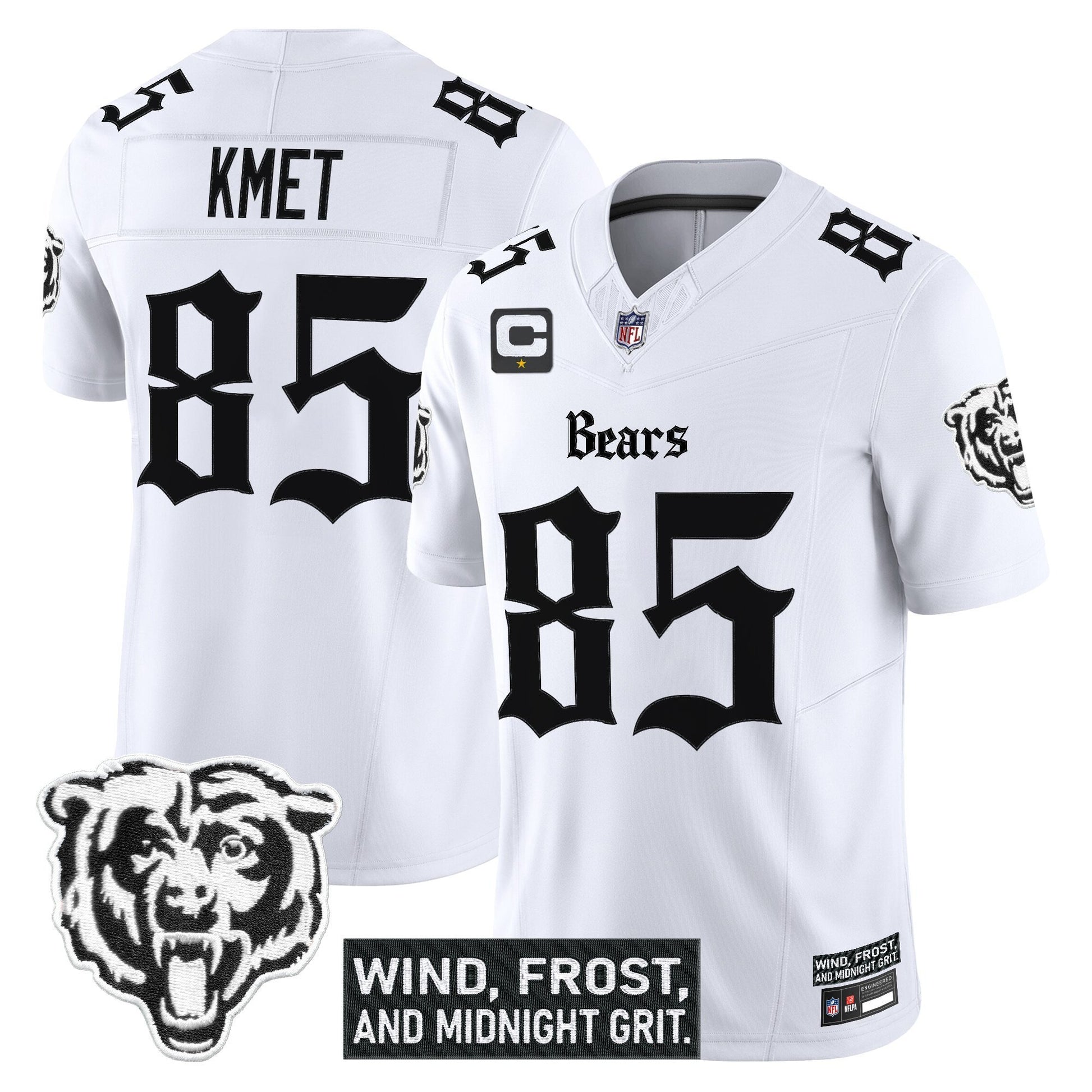 Men's Chicago Bears 'Gothic Midway Legacy' Vapor Limited Jersey - All Stitched