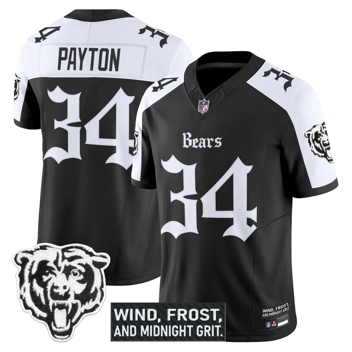Men's Chicago Bears 'Gothic Midway Legacy' Vapor Limited Jersey - All Stitched
