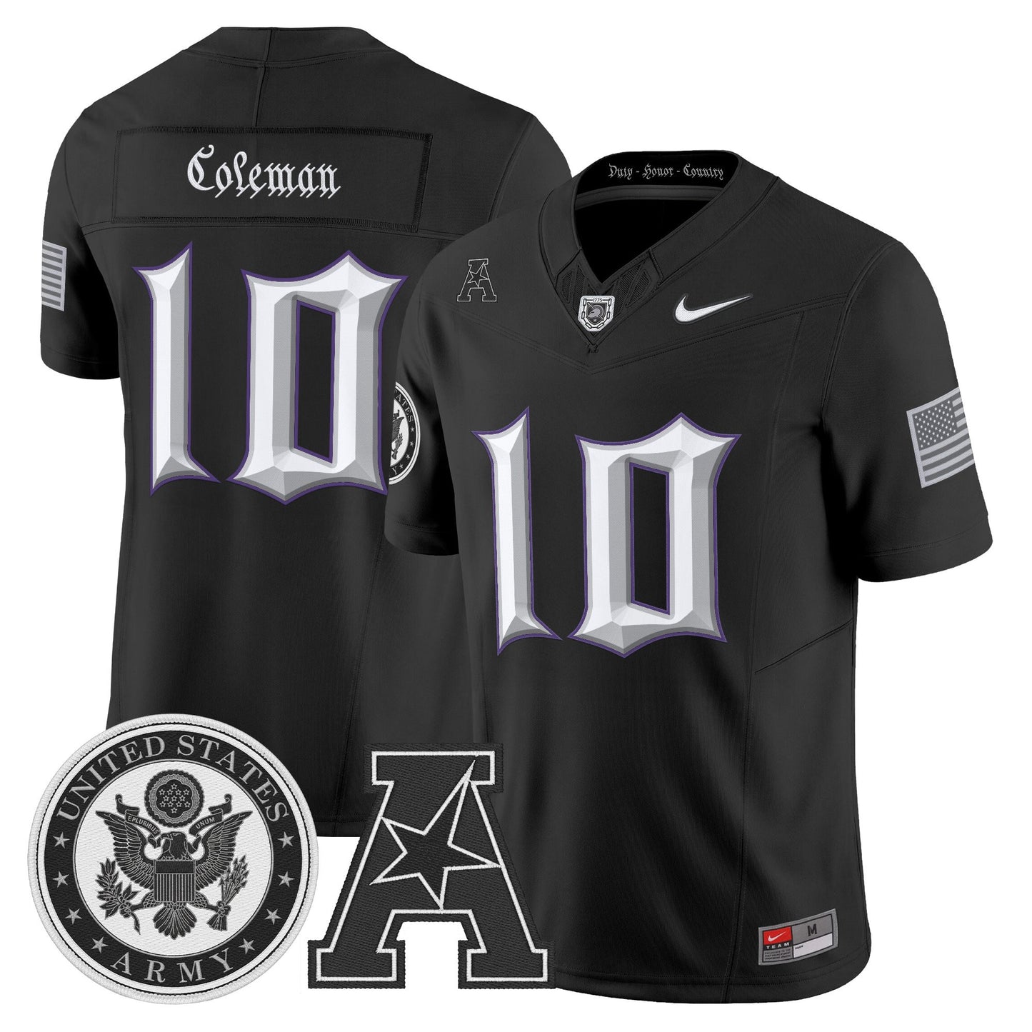 Men's Army Black Knights Honoring 250 Years Of Service And Sacrifice Vapor Limited Jersey - All Stitched