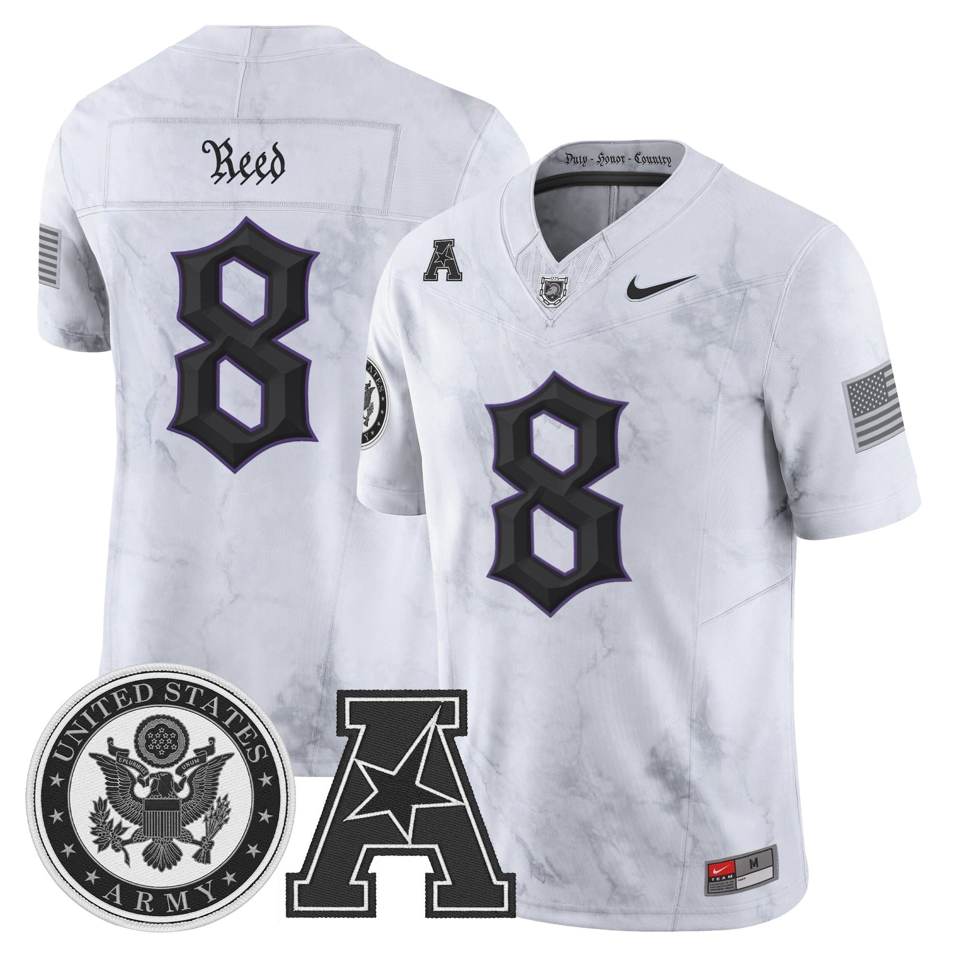 Men's Army Black Knights Honoring 250 Years Of Service And Sacrifice Vapor Limited Jersey - All Stitched