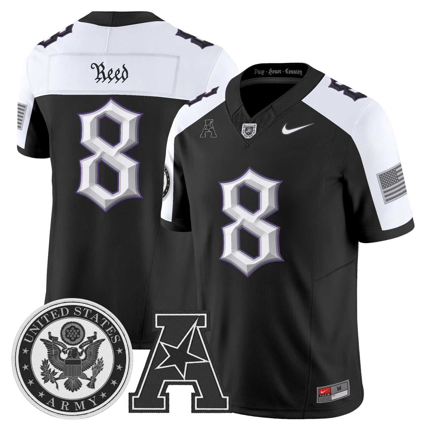 Men's Army Black Knights Honoring 250 Years Of Service And Sacrifice Vapor Limited Jersey - All Stitched
