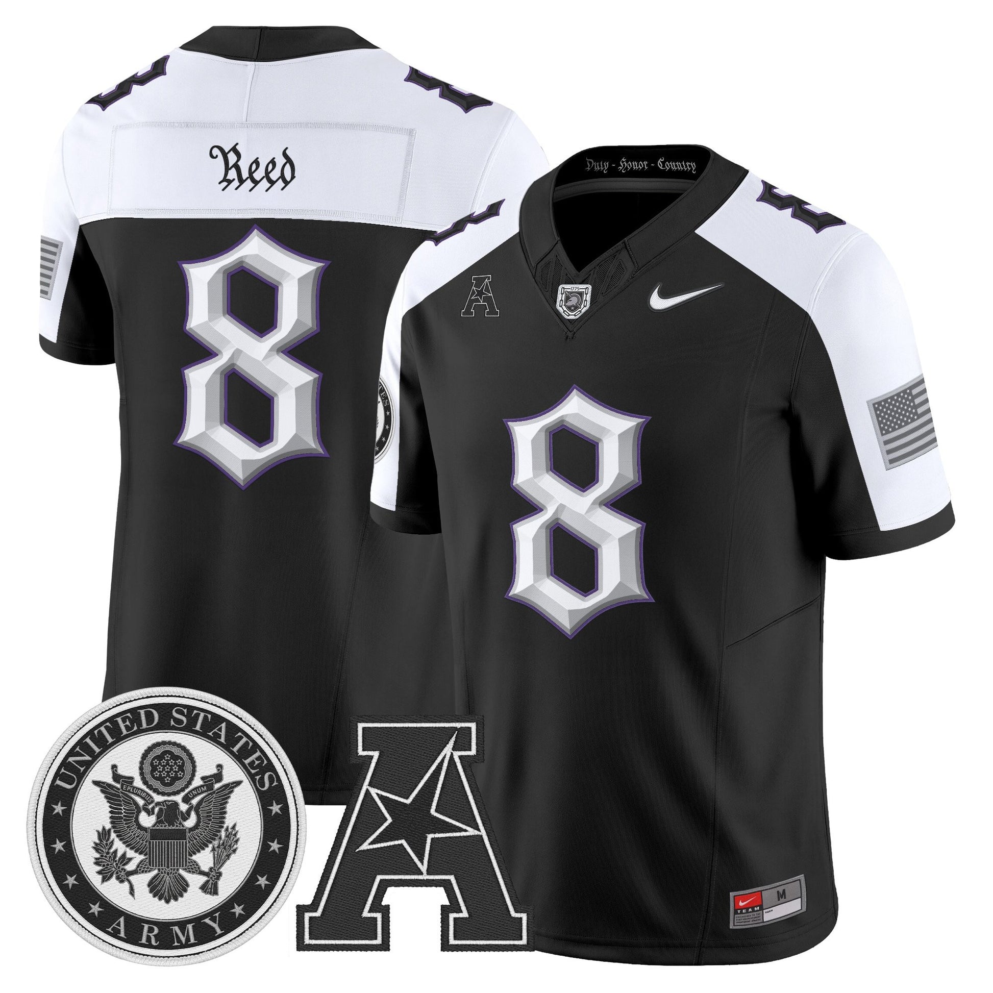 Men's Army Black Knights Honoring 250 Years Of Service And Sacrifice Vapor Limited Jersey - All Stitched