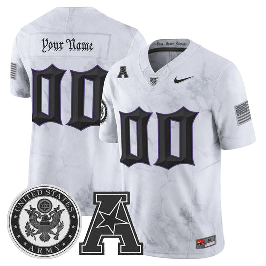 Army Black Knights Honoring 250 Years Of Service And Sacrifice Vapor Limited Custom Jersey - All Stitched