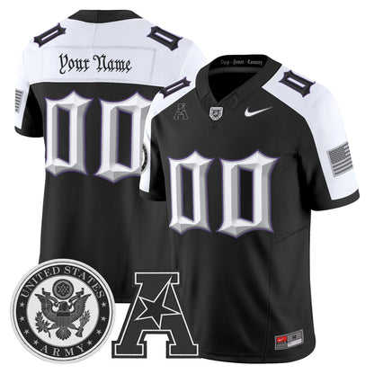 Army Black Knights Honoring 250 Years Of Service And Sacrifice Vapor Limited Custom Jersey - All Stitched