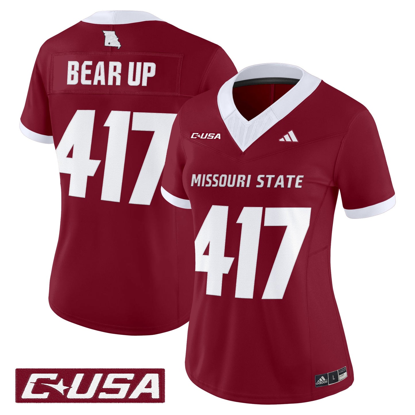 Women's Missouri State Bears 2025 Vapor Limited Jersey - All Stitched