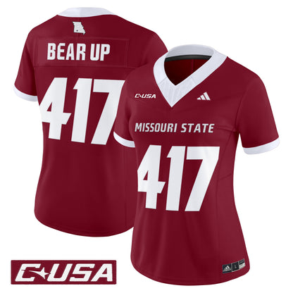 Women's Missouri State Bears 2025 Vapor Limited Jersey - All Stitched