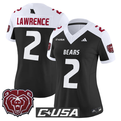 Women's Missouri State Bears 2025 Vapor Limited Jersey - All Stitched