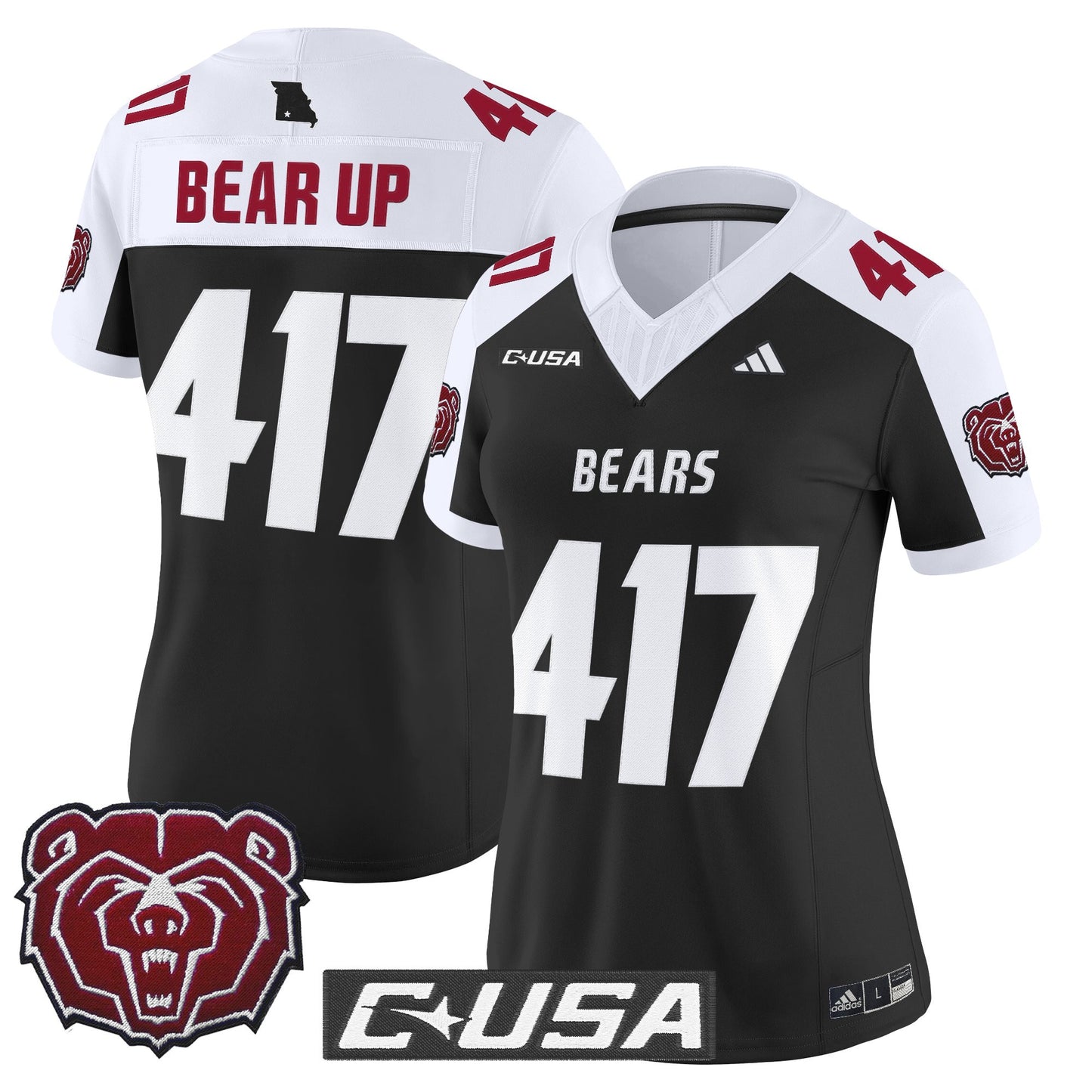 Women's Missouri State Bears 2025 Vapor Limited Jersey - All Stitched
