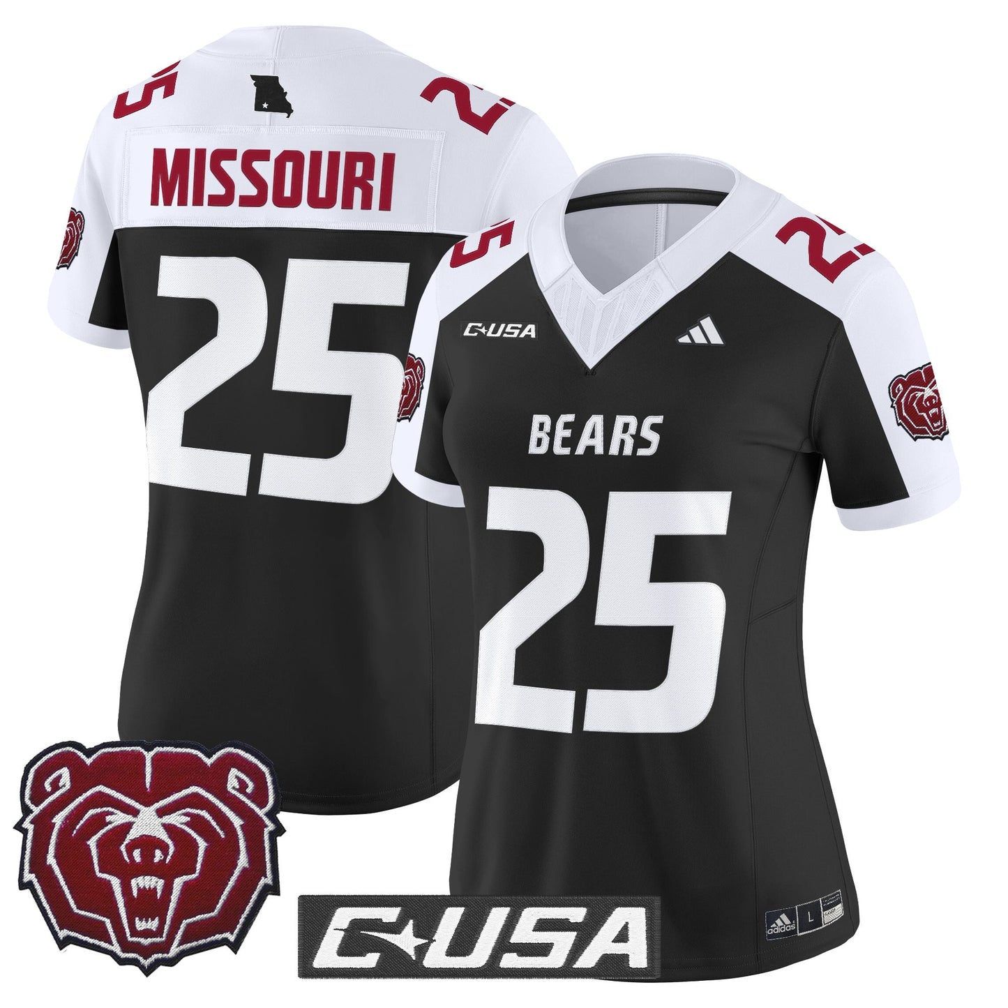 Women's Missouri State Bears 2025 Vapor Limited Jersey - All Stitched