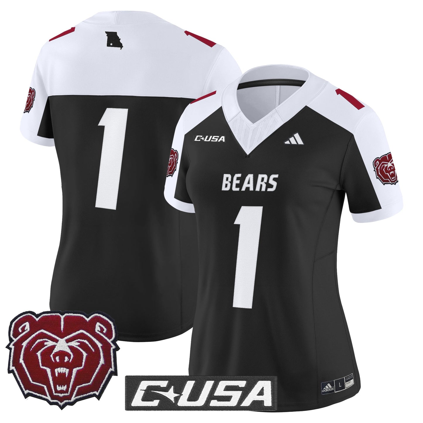 Women's Missouri State Bears 2025 Vapor Limited Jersey - All Stitched