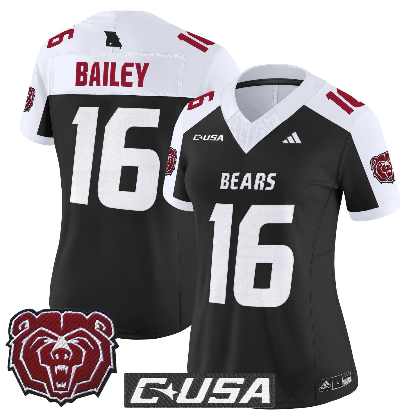 Women's Missouri State Bears 2025 Vapor Limited Jersey - All Stitched