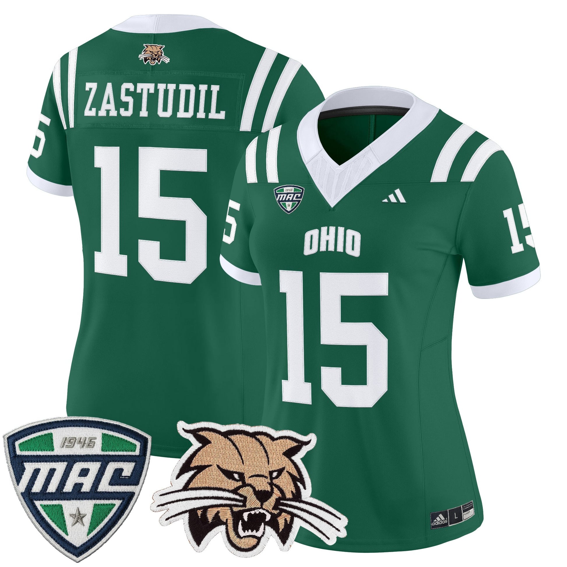 Women's Ohio Bobcats 2025 Vapor Limited Jersey - All Stitched