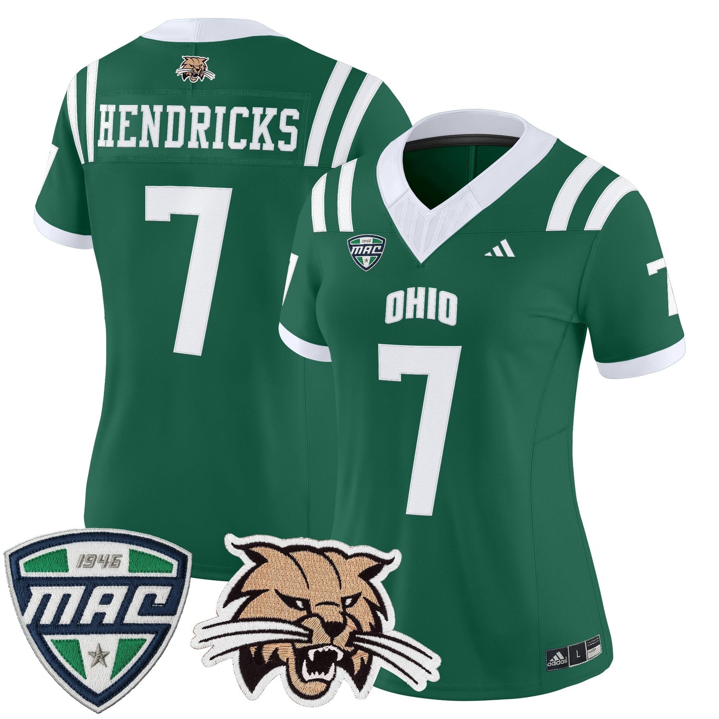 Women's Ohio Bobcats 2025 Vapor Limited Jersey - All Stitched