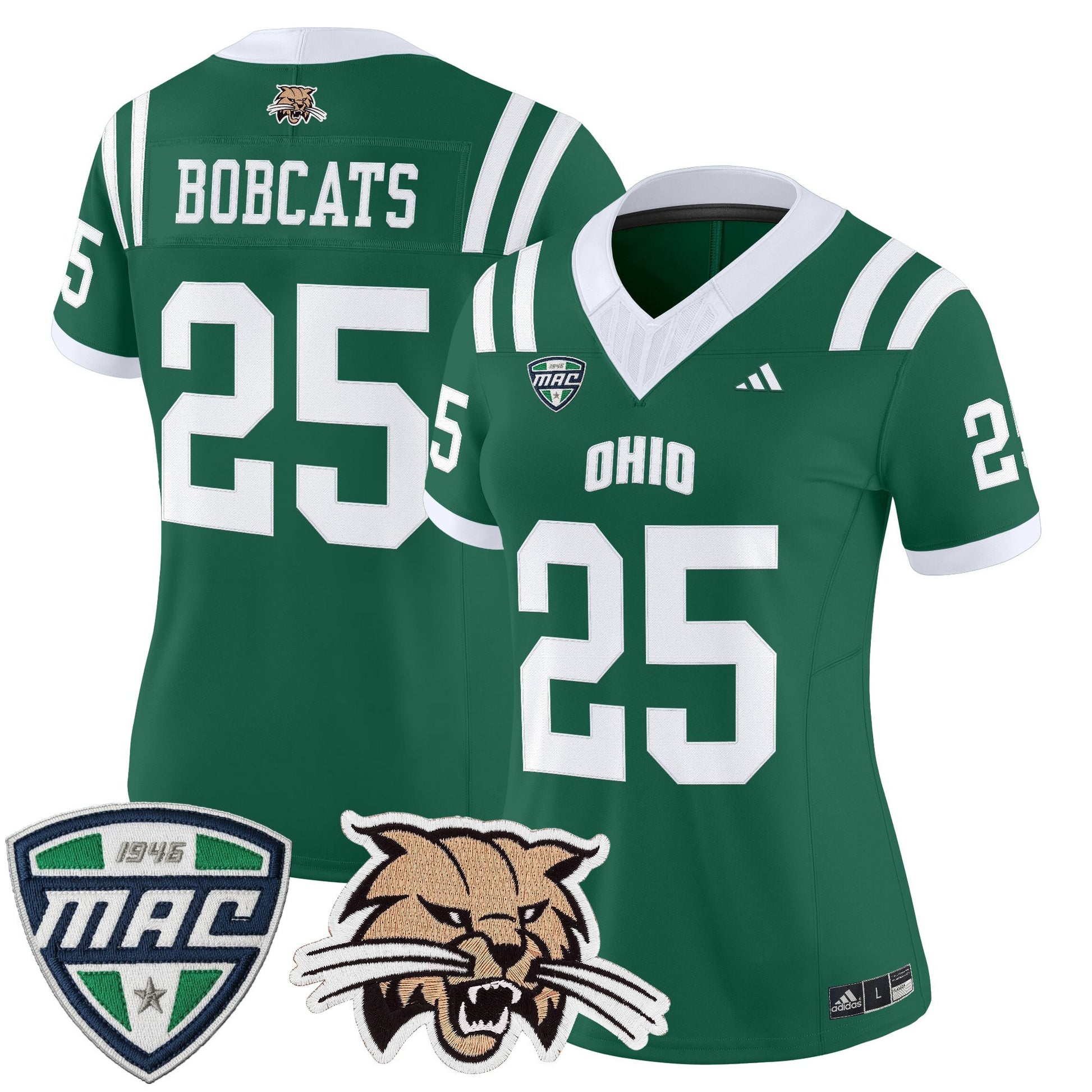 Women's Ohio Bobcats 2025 Vapor Limited Jersey - All Stitched