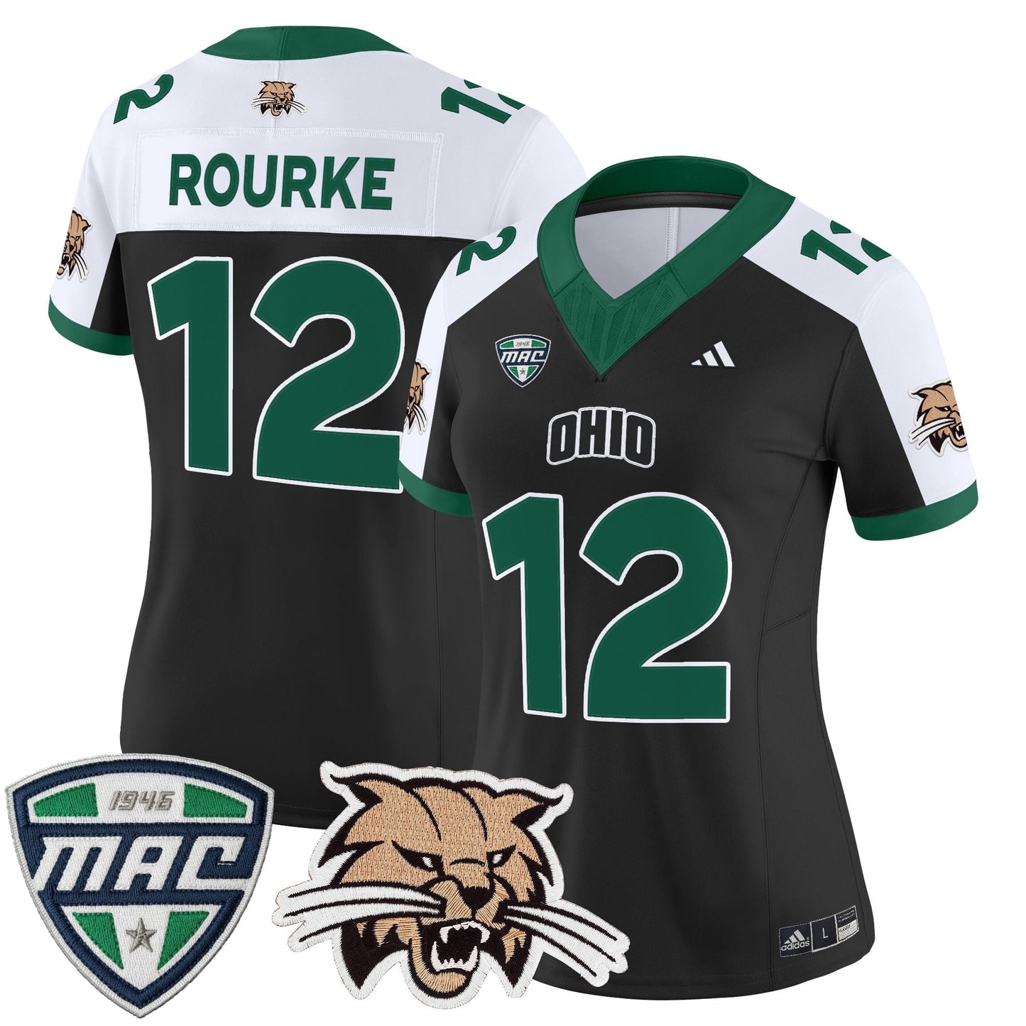 Women's Ohio Bobcats 2025 Vapor Limited Jersey - All Stitched