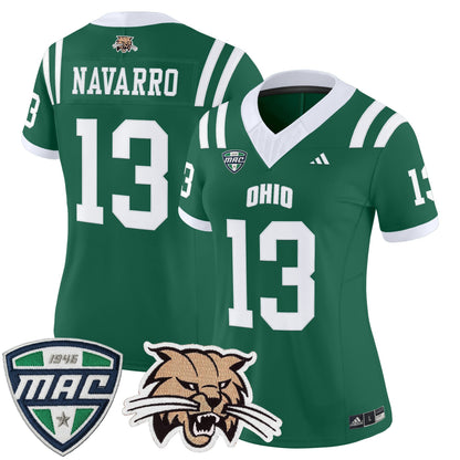Women's Ohio Bobcats 2025 Vapor Limited Jersey - All Stitched