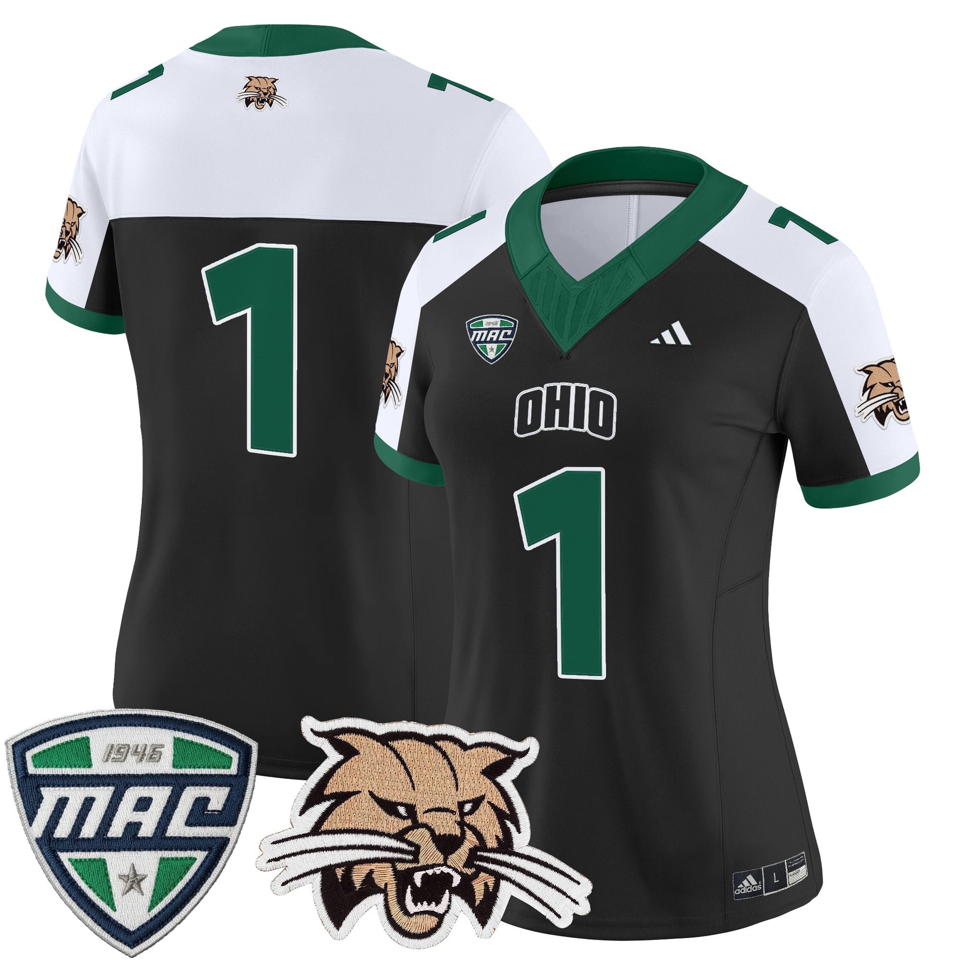 Women's Ohio Bobcats 2025 Vapor Limited Jersey - All Stitched