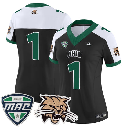 Women's Ohio Bobcats 2025 Vapor Limited Jersey - All Stitched