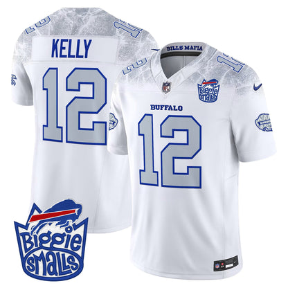 Men's Biggie Smalls × Buffalo Bills Vapor Limited Jersey - All stitched