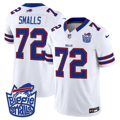 Men's Biggie Smalls × Buffalo Bills Vapor Limited Jersey - All stitched