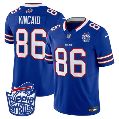 Men's Biggie Smalls × Buffalo Bills Vapor Limited Jersey - All stitched