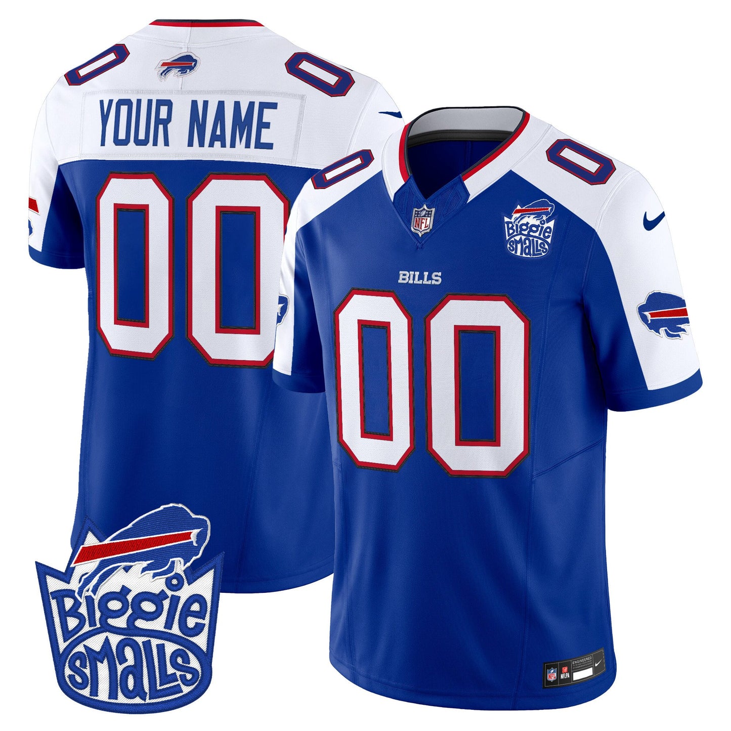 Biggie Smalls × Buffalo Bills Vapor Limited Custom Jersey - All stitched