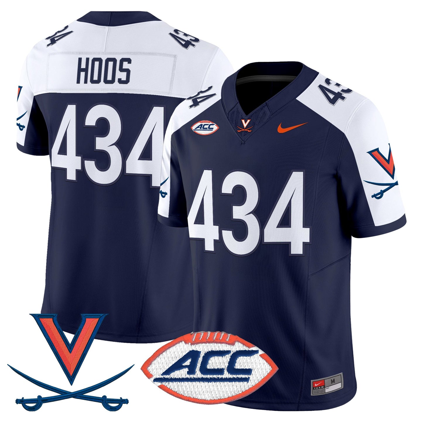 Men's Virginia Cavaliers 2025 Vapor Limited Jersey - All Stitched