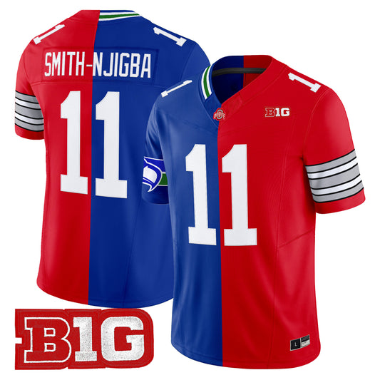 #11 Jaxon Smith-Njigba Split Vapor Limited Jersey - All Stitched