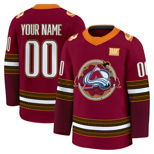 Colorado Avalanche 'Wingleader Edition' Premium Custom Jersey - Stitched